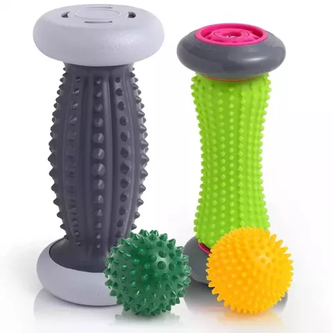 Comfortable Foot Roller for Plantar Fasciitis & Neuropathy Relief - Versatile Reflexology Tool