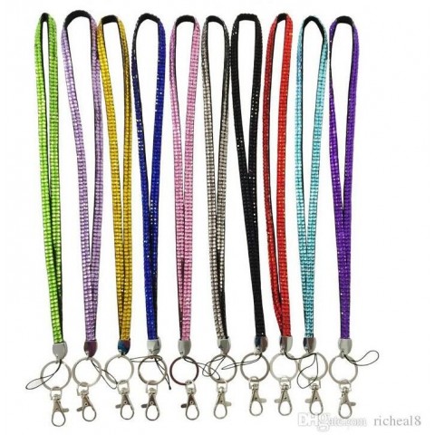 digital camo Bling Rainbow Lanyard with 39 Color Choices