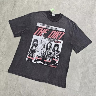 Casual Loose Fit Cotton Blend T-Shirt for Men