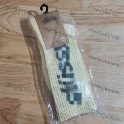 Stussy Inspired Men's Cotton Letter Socks - Comfortable and Breathable