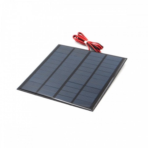 High-Efficiency 12V 3W Polycrystalline Solar Panel with 250MA Epoxy Resin Board