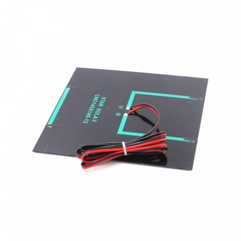 High-Efficiency 12V 3W Polycrystalline Solar Panel with 250MA Epoxy Resin Board