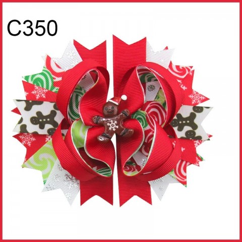 Christmas Hair Accessories - Free Delivery Santa Claus Bows & Snowman Headbands