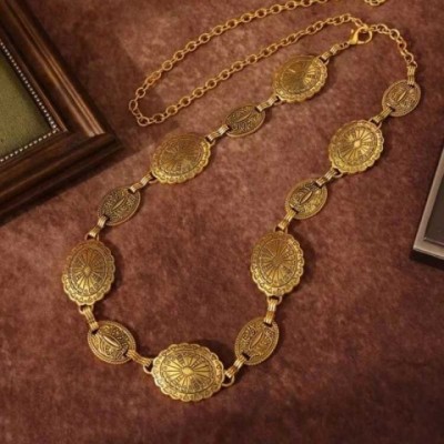 Bohemian Style High-end Metal Waist Chain for Men - Fashion Ethnic Decoration T250513