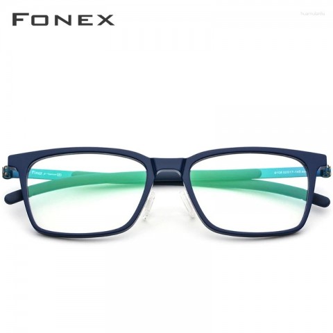 FONEX Ultralight Titanium Square Sunglasses for Men