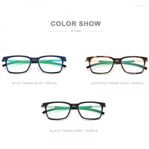 FONEX Ultralight Titanium Square Sunglasses for Men