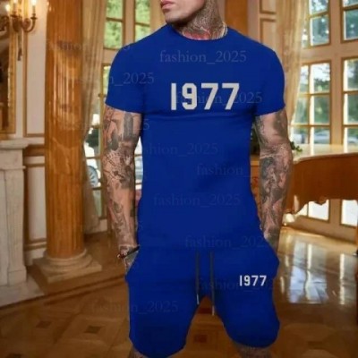 Essential Men's Summer Sport Suit Set - Short Sleeve T-Shirt & Shorts
