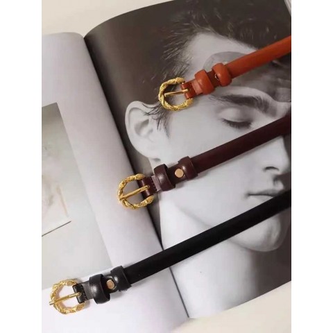 Elegant Women's Retro Pin Buckle Leather Belt for Casual Office Wear W240808