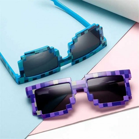 Fashionable Party Mosaic Sunglasses for Men W241228
