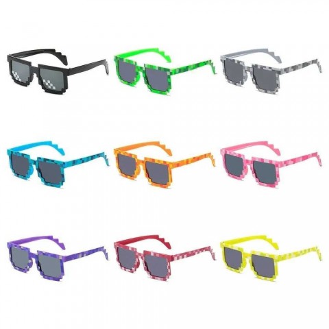 Fashionable Party Mosaic Sunglasses for Men W241228