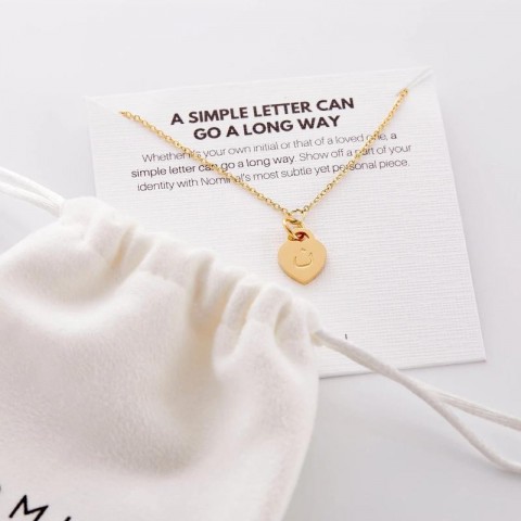 Chic Gold Custom Heart Pendants Charm Bracelet for Women