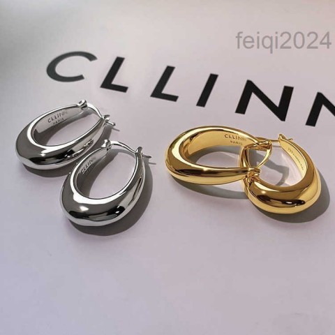 Designer Women's 925 Sterling Silver Stud Earrings with 18K Gold Plating