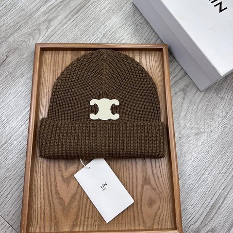 Luxury Beanie Skull Caps - Unisex High Fashion Twill Cashmere Hat