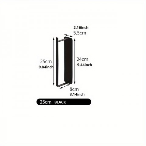 Magnetic Storage Solutions Wall Mounted Clothes Rack for Space Saving & Increased Storage