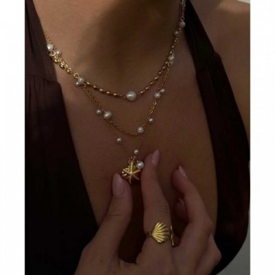 Uworld Stainless Steel Beach Pendant Necklace 2024