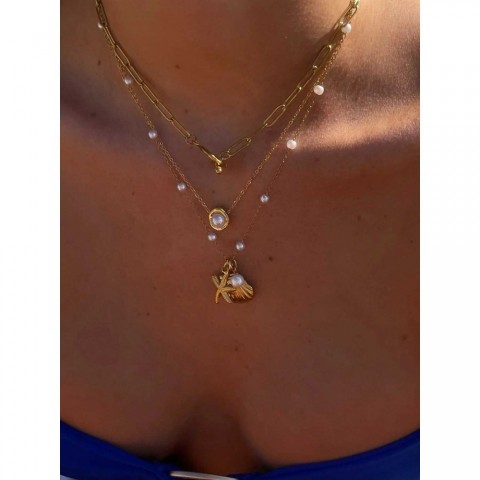Uworld Stainless Steel Beach Pendant Necklace 2024