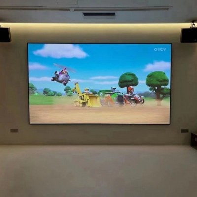 2024 ALR Projection Screen CLR PET Black Crystal Frame 100" 120" UST Projector