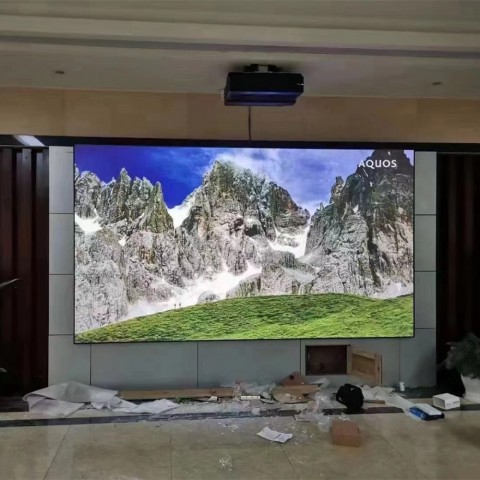 2024 ALR Projection Screen CLR PET Black Crystal Frame 100" 120" UST Projector