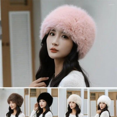 Warm Plush Berets for Women - Imitation Mongolian Hat - Winter Gifts