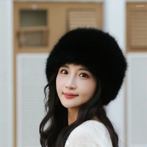 Warm Plush Berets for Women - Imitation Mongolian Hat - Winter Gifts