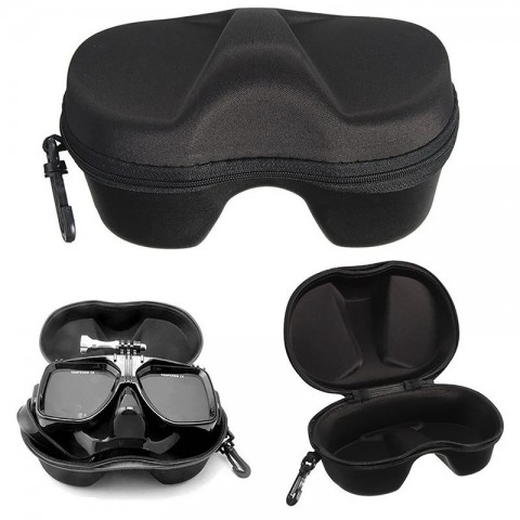 Diving Storage Box with Goggles and Face Mask, Unisex