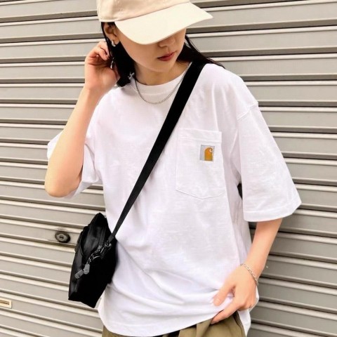 Carhartt Inspired Casual Breathable Cotton T-Shirts for Men and Women