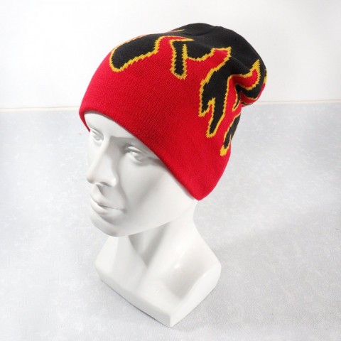 CWP24112810 Unisex Vintage Flame Pattern Beanie