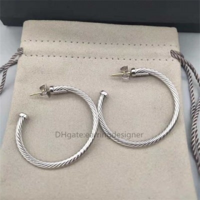 Luxury Red Charm Hoop Earrings for Women with Animal Pattern