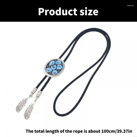 Punk Style Bow Ties Rope Charm Pendant Lavender Women's Fashion