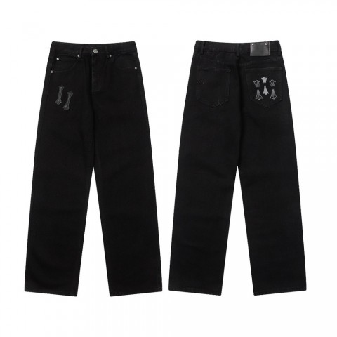High-Quality Men's Distressed Skinny Boot Cut Jeans