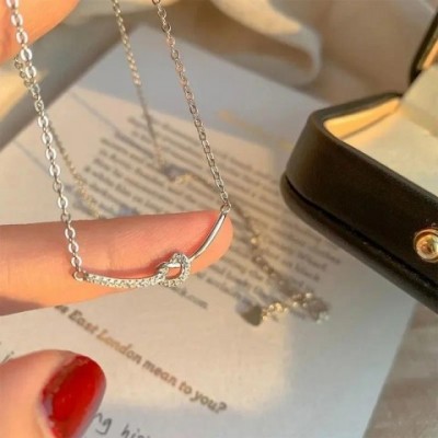 925 Sterling Silver Round Pendant Necklace with Sparkling CZ for Women