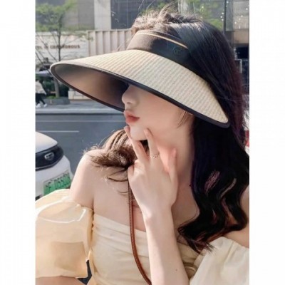 Comfortable Women's Summer UV Protection Foldable Sun Hat T250407