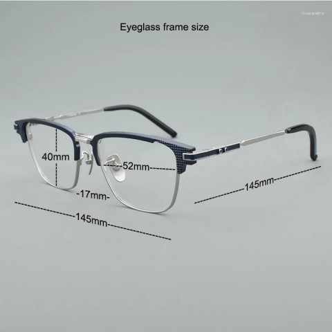 Titanium Square Frames for Men