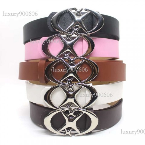 Punk Gothic Star Metal Buckle Unisex Casual PU Leather Belt