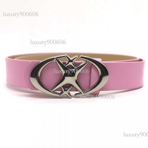 Punk Gothic Star Metal Buckle Unisex Casual PU Leather Belt