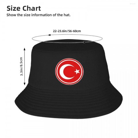 Turkish Unisex Beret Bucket Hat - Reversible Fisherman Panama Style