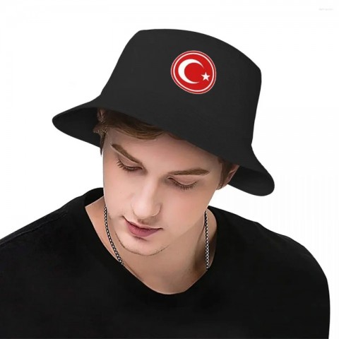 Turkish Unisex Beret Bucket Hat - Reversible Fisherman Panama Style