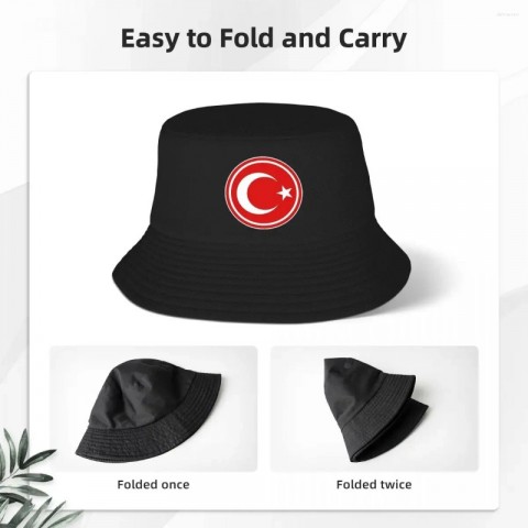 Turkish Unisex Beret Bucket Hat - Reversible Fisherman Panama Style