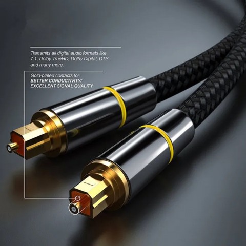 High-Quality Digital Audio Optical Fiber Cable for Amplifier & Soundbar
