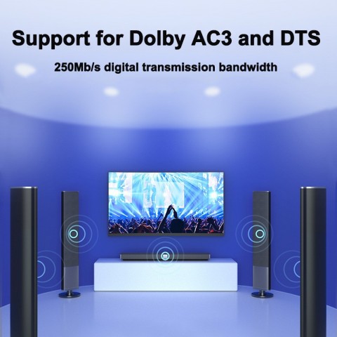 High-Quality Digital Audio Optical Fiber Cable for Amplifier & Soundbar
