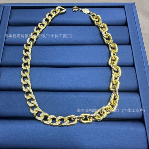 Shijias High-end Dextera Angelic Diamond Stud Necklace for Women