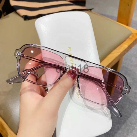 Luxury J250519 Retro Sunglasses - Unisex Metal Frame with Candy Colors