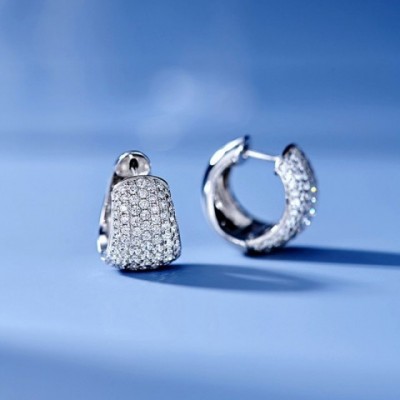 Choucong Elegant White Sapphire CZ Bohemian Earrings for Women