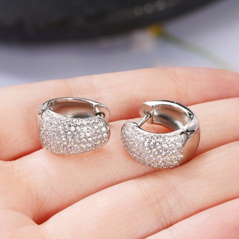 Choucong Elegant White Sapphire CZ Bohemian Earrings for Women