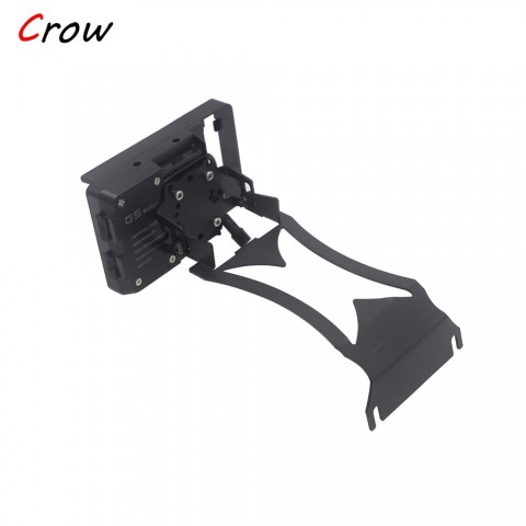 Motorcycle Front Stand Smartphone Holder for Honda X-ADV 750, Black Aluminum Bracket