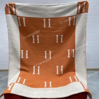 2024 Premium Wool and Cashmere Shawl Blanket for Family Use