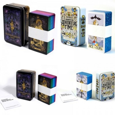 New Tarot Deck for Divination - High-Quality Copper Paper in Iron Box