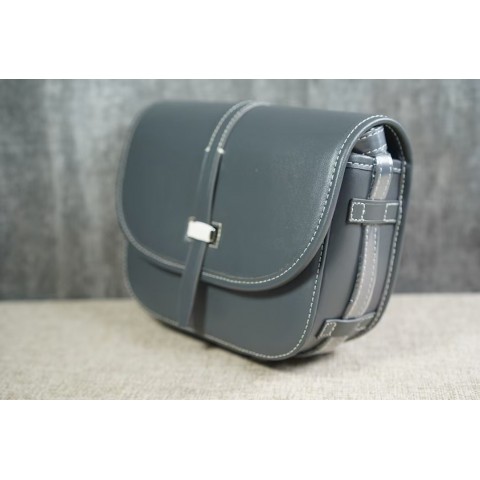 Designer Women's Small Cross Body Leather Clutch with Chain