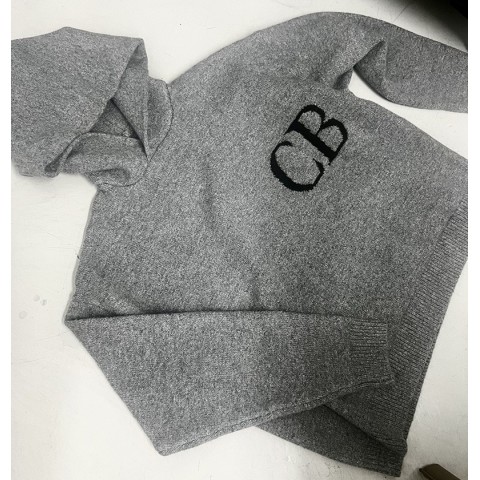 High Street Anti-Shrink Wool Blend Long Sleeve Sweater for Men - Casual Oversized Fit