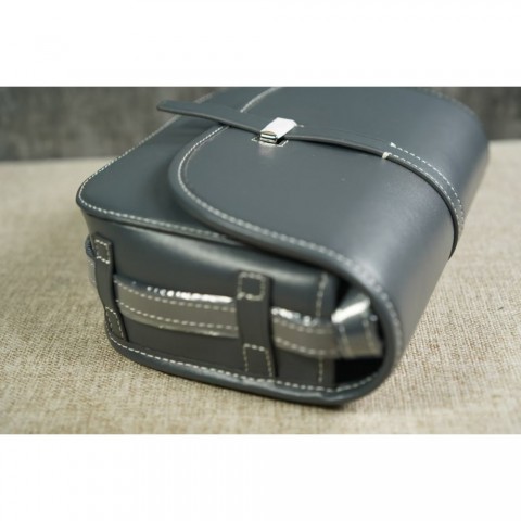 Designer Women's Small Cross Body Leather Clutch with Chain
